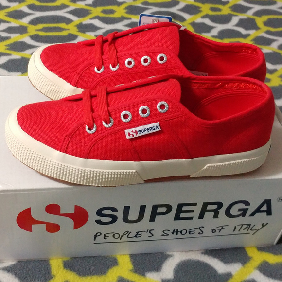 Superga Shoes - Superga Shoes Unisex Red Size 7.5 USA W/ 6 Men NIB